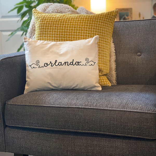 Orlando Swans 12x16 Lumbar Pillow