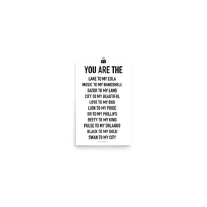 YOU ARE THE Poster - Orlando V1