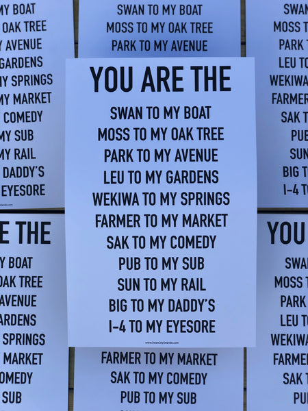 YOU ARE THE Poster - Orlando V2
