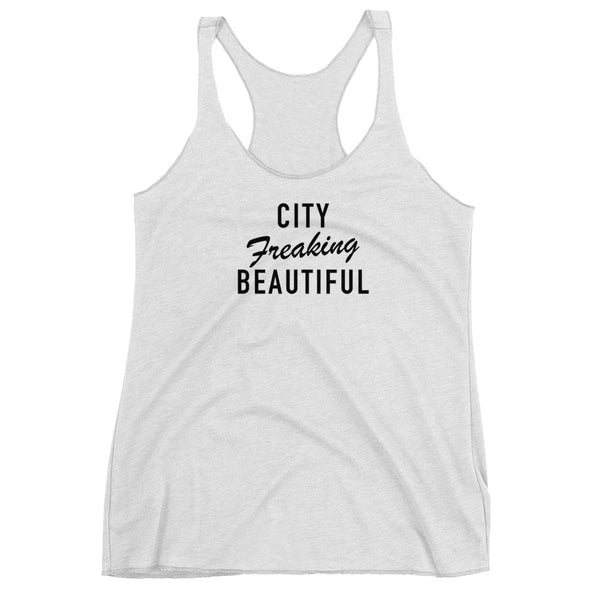 City Freaking Beautiful Women's Racerback