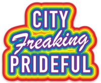 City Freaking Prideful Sticker