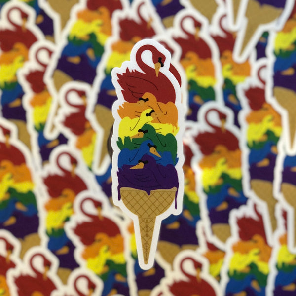 Swandae Pride Sticker