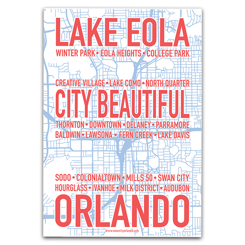 City Beautiful Map Poster