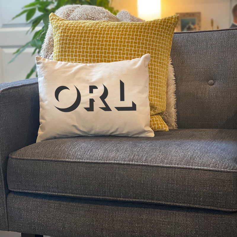 ORL Shaded 12x16 Lumbar Pillow Swan City