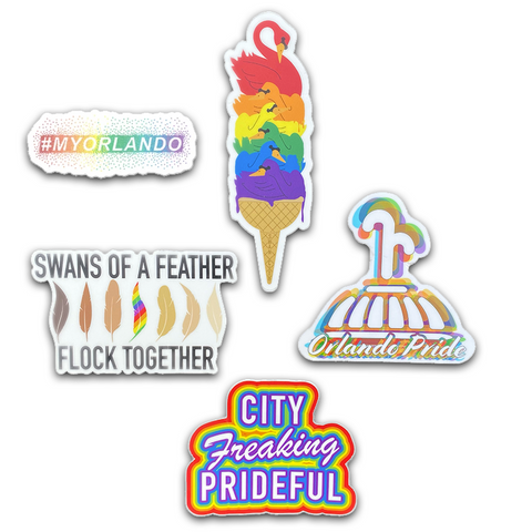 Orlando Pride Sticker Pack
