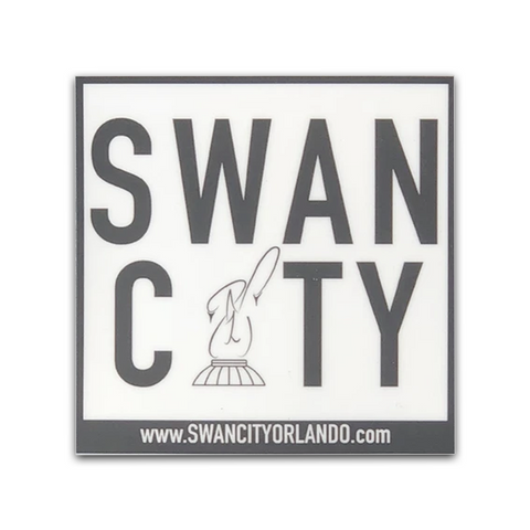 Swan City Logo Sticker