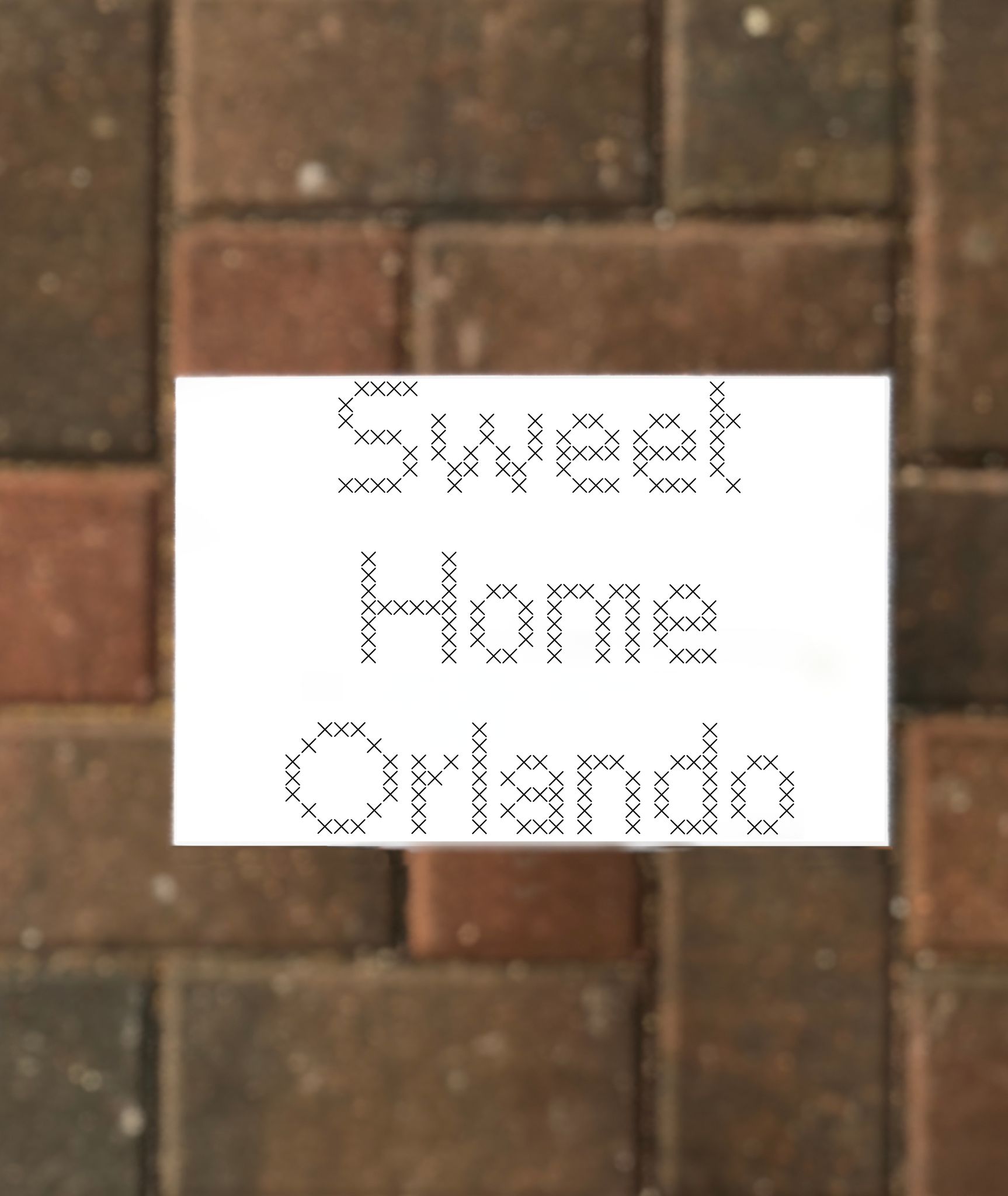 Sweet Home Orlando Postcard