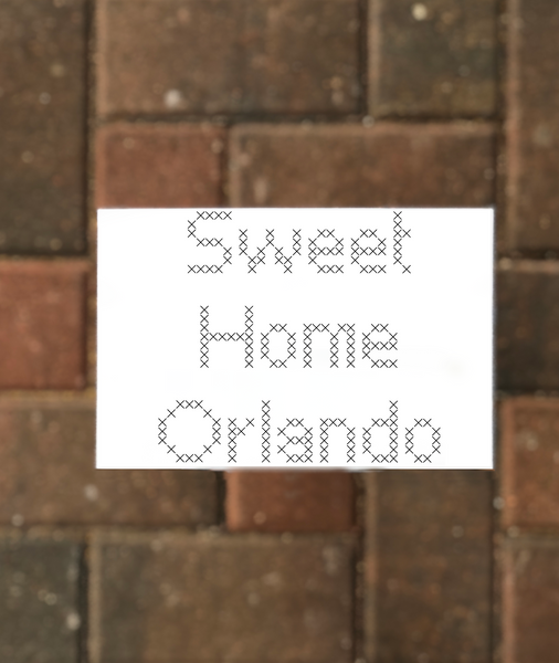 Sweet Home Orlando Postcard