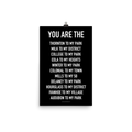 YOU ARE THE Poster - Neighborhoods