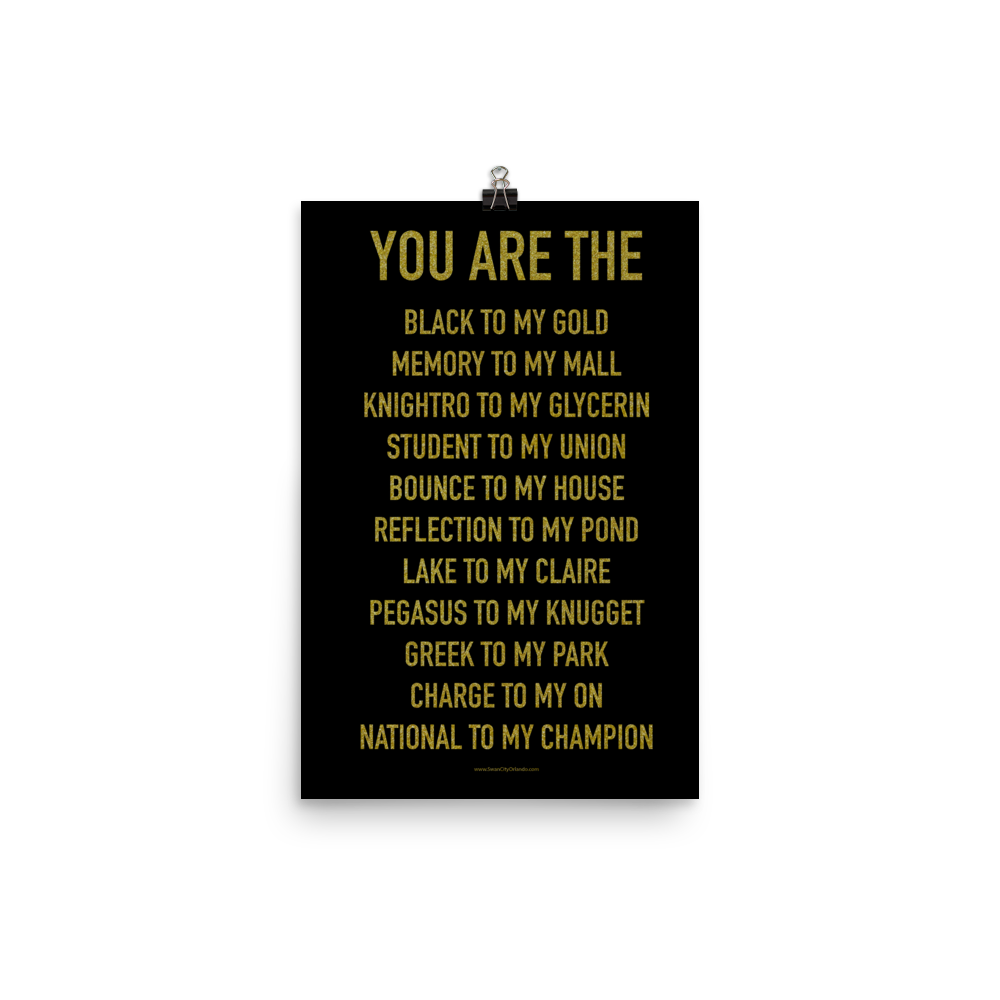 YOU ARE THE Poster - UCF