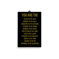 YOU ARE THE Poster - UCF