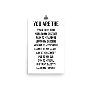 YOU ARE THE Poster - Orlando V2