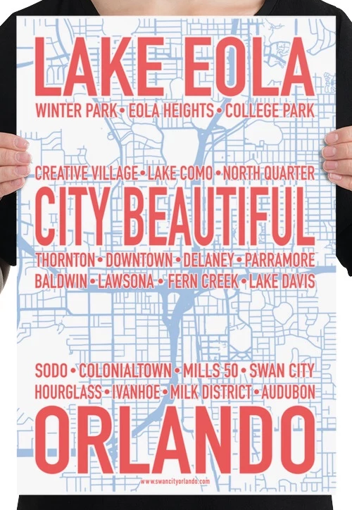 City Beautiful Map Poster
