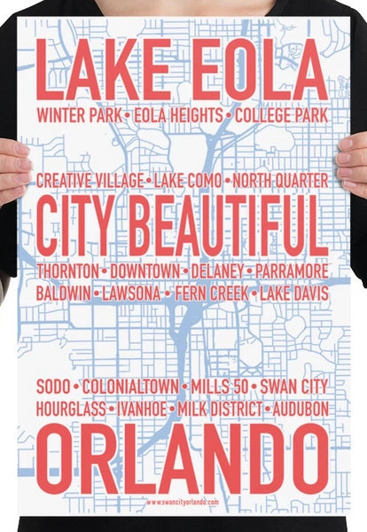 City Beautiful Map Poster
