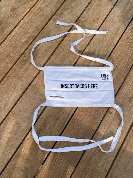 Insert Alcohol / Tacos Here - Reversible Face Mask