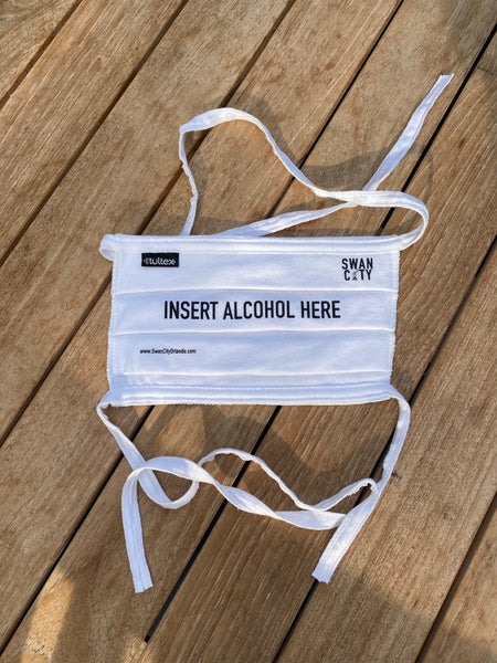 Insert Alcohol / Tacos Here - Reversible Face Mask