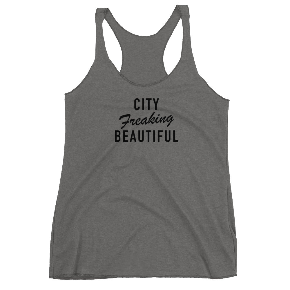City Freaking Beautiful Women's Racerback