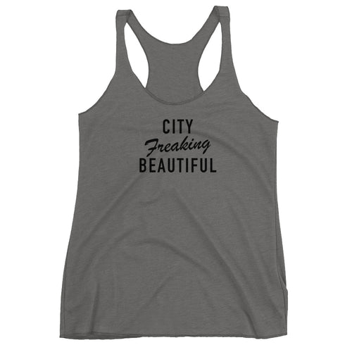 City Freaking Beautiful Women's Racerback