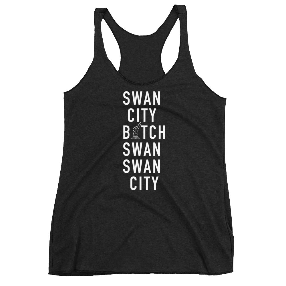 Swan City B*tch Women's Racerback
