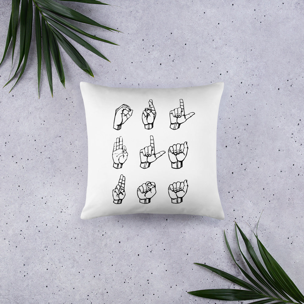 Orlando ASL Pillow